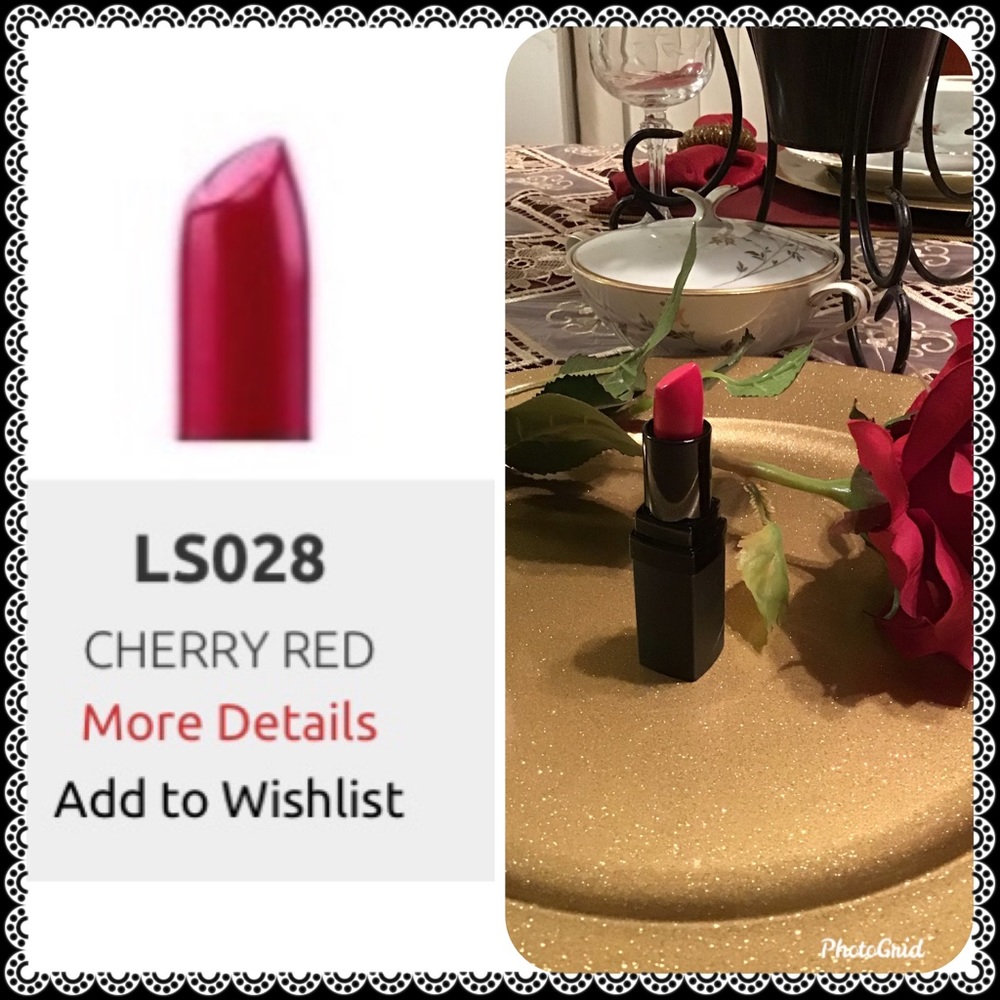 CJAYS Mega Mineral Lipstick 💄 Cherry Red # 28